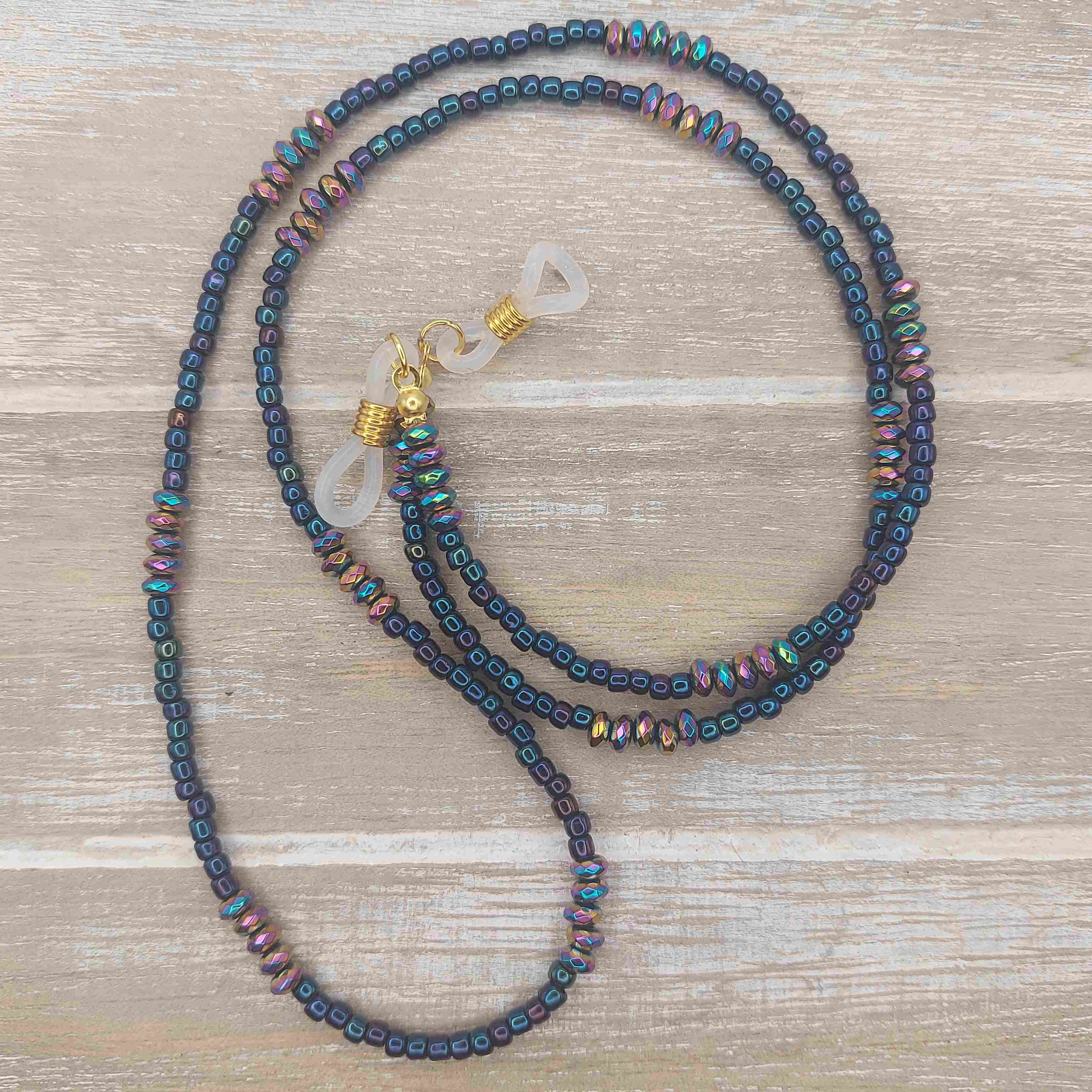 Szemüveglánc hematit ásvánnyal